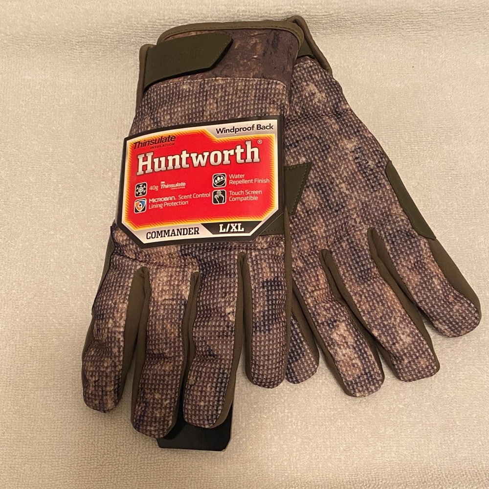 Huntworth Men's Camouflage Gloves…size L/XL